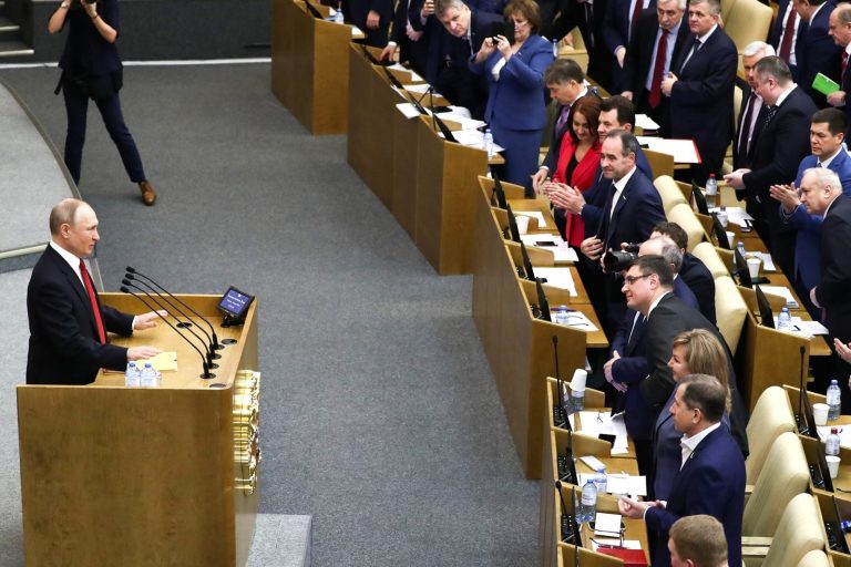 Putin Issues Nuclear Warning Ahead of Russian Election Vote