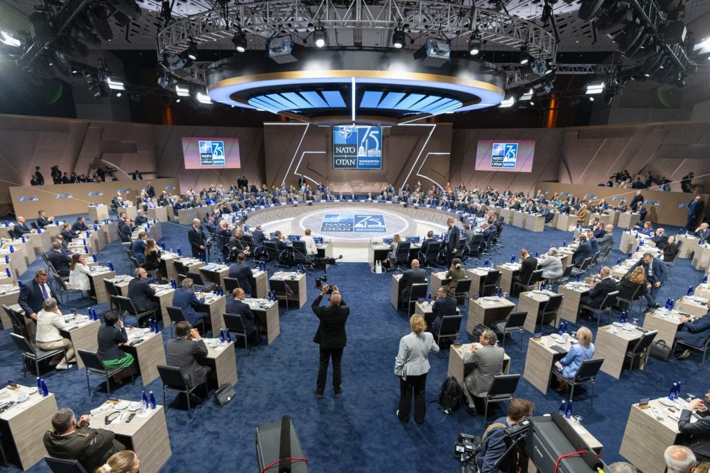 NATO marks 75th anniversary at Washington summit of 32 allies