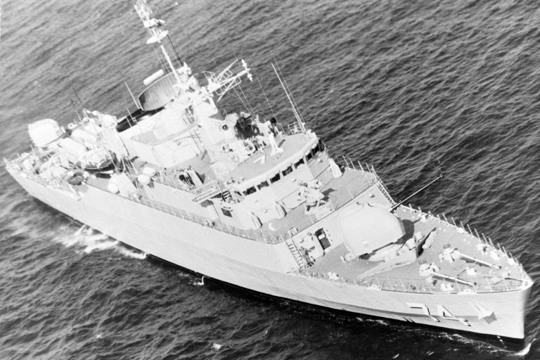 Iranian Frigate Sahand Capsizes in Port, Raising Naval Concerns