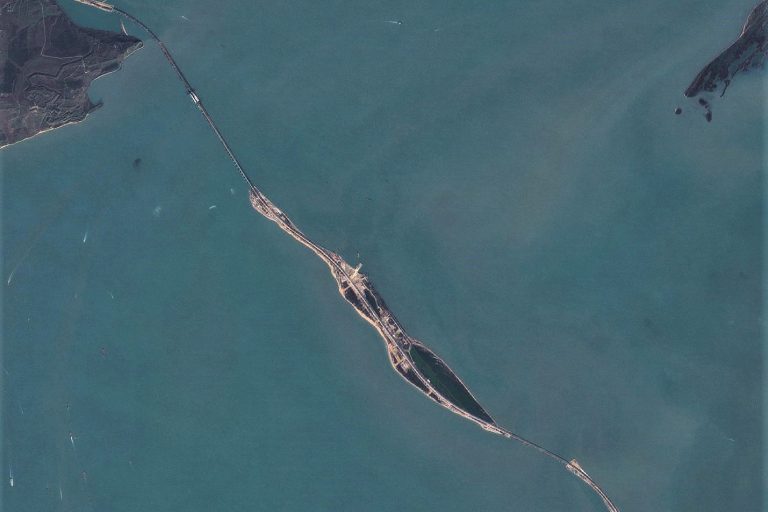 Ukraine Strikes Underwater Supports of Crimea Bridge Again