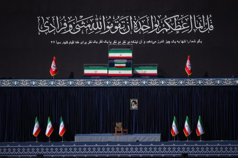 Thousands of Iranians gather in Tehran to mourn Khamenei