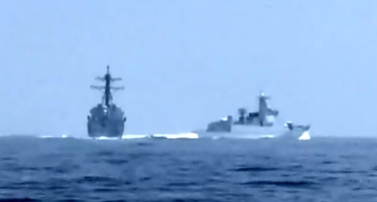 Chinese Warship Provokes US Navy in High-stakes Maritime Encounter: Tensions Ignite in Taiwan Strait!