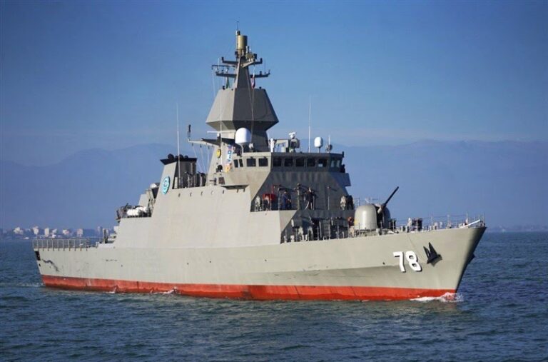 Iranian Frigate Sahand Capsizes During Repairs