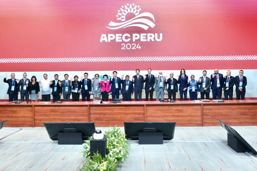 Leaders gather at the APEC Peru 2024 summit in Lima for economic discussions.