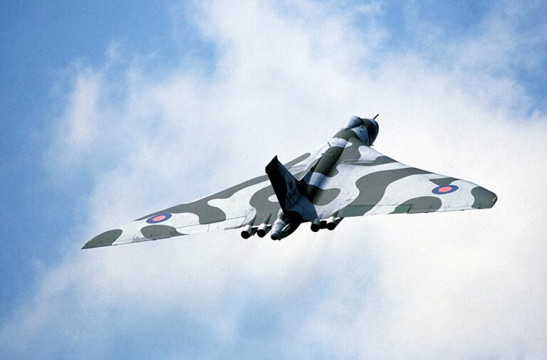 Royal Air Force Conducts Long Range Airstrikes During Falklands War Era