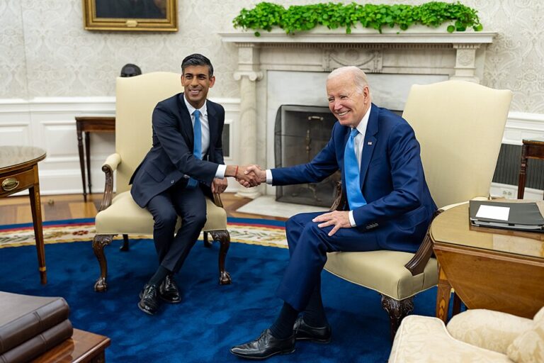 Biden Meets Sunak in Oval Office Summit