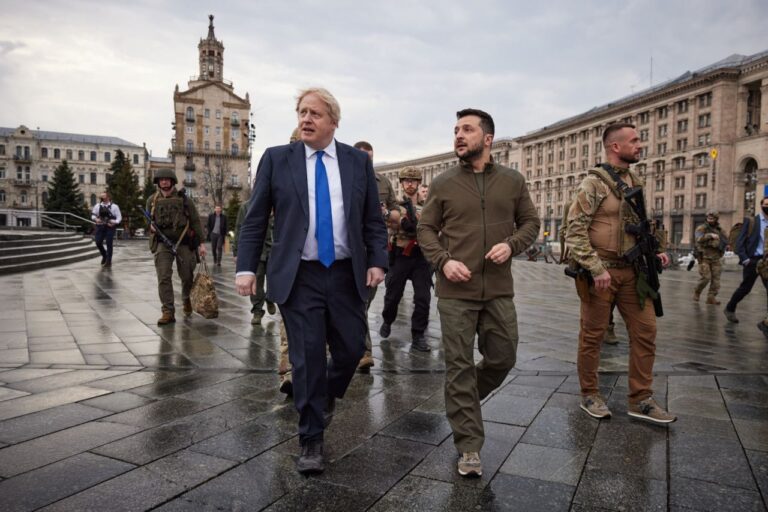 Boris Johnson Calls Ukraine Invasion a Global Stability Turning Point