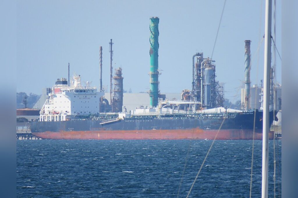 British Oil Tanker