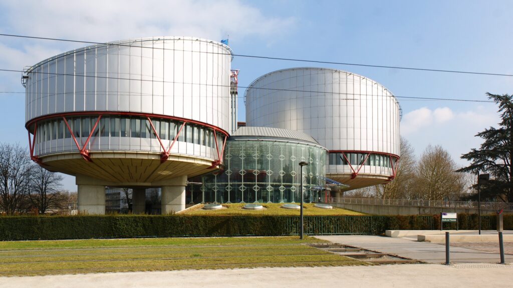 European Court of Human Rights building in Strasbourg, France, where Ireland filed a legal case against the UK.