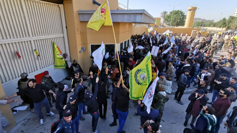 U.S. Embassy in Baghdad Hit by Protests Before Soleimani Strike