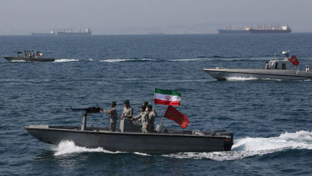 Iran Revolutionary Guard Key Strait Hormuz