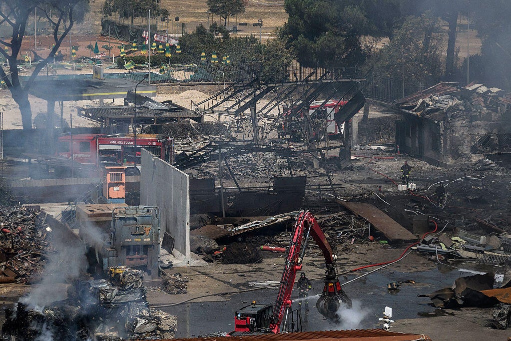 Rome Gas Station Explosion Injures Two