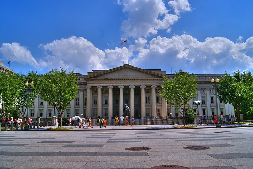 U S Treasury Department Building