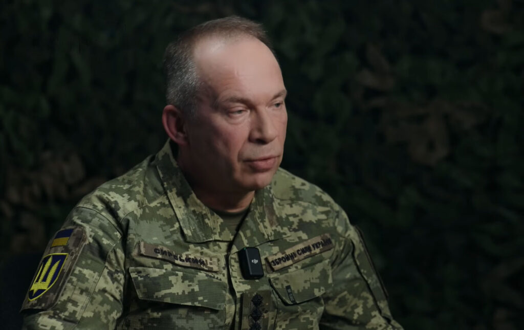 Ukrainian Commander Syrskyi Directs Drone Strikes