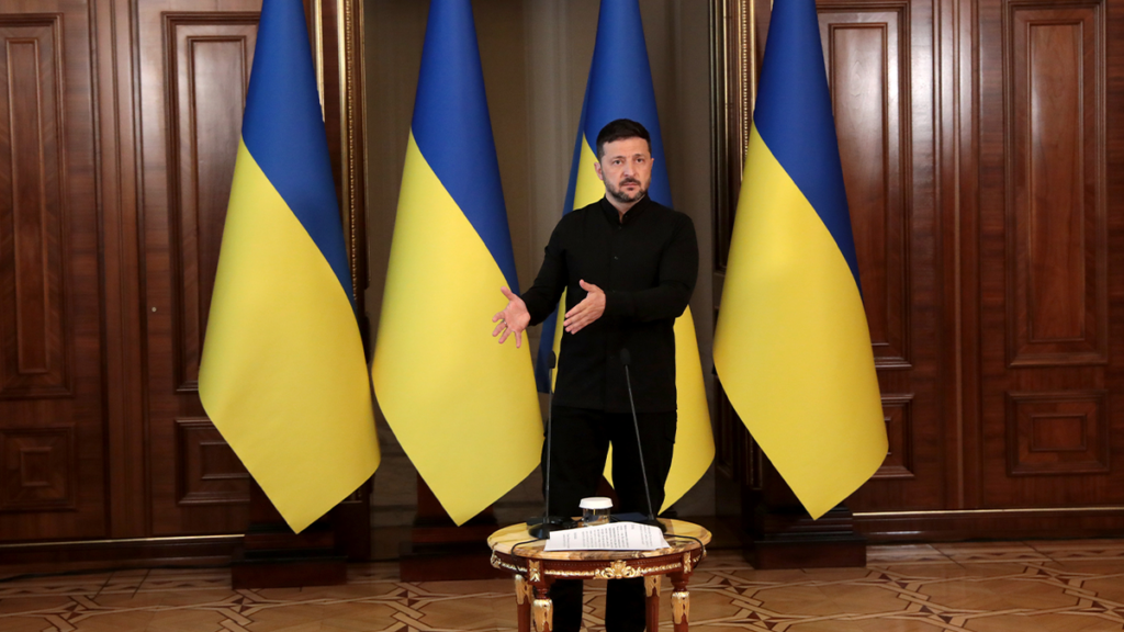 Ukrainian President Zelenskyy Condemns Drone Attack