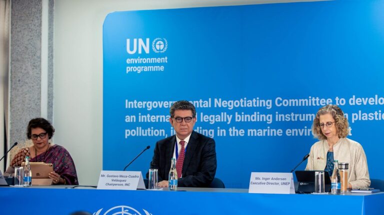 Global plastic pollution treaty