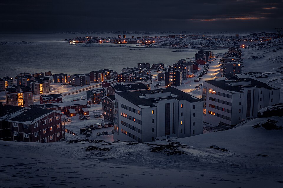 Greenland City Skyline