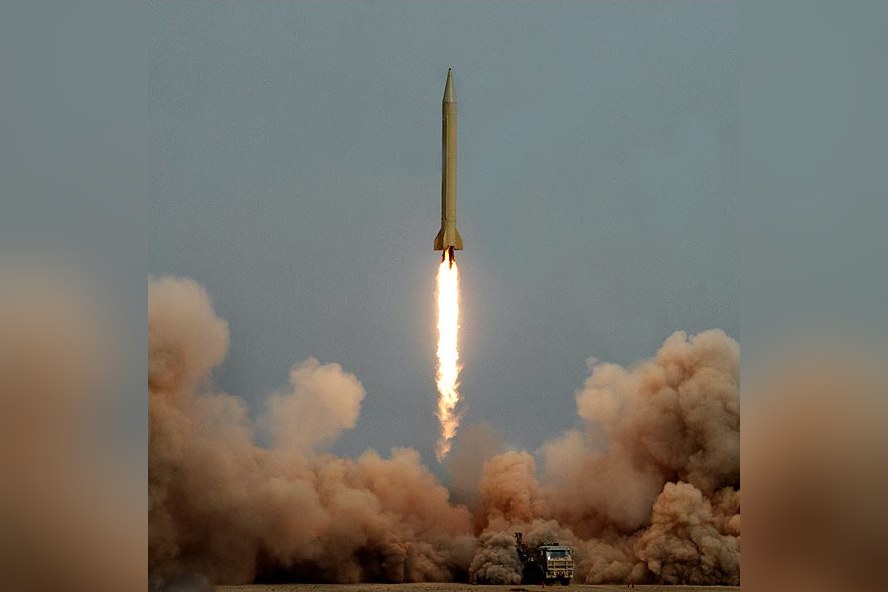 Irgc Missile Display Shahab 3