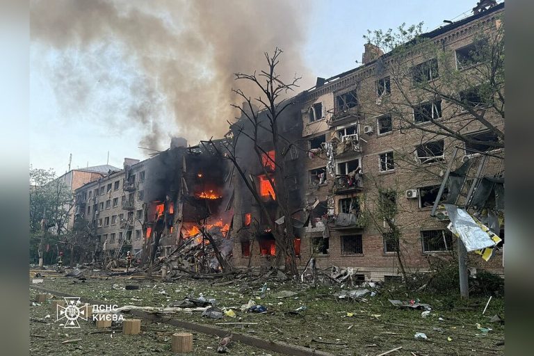 Russia launches devastating missile and drone attack on Kyiv