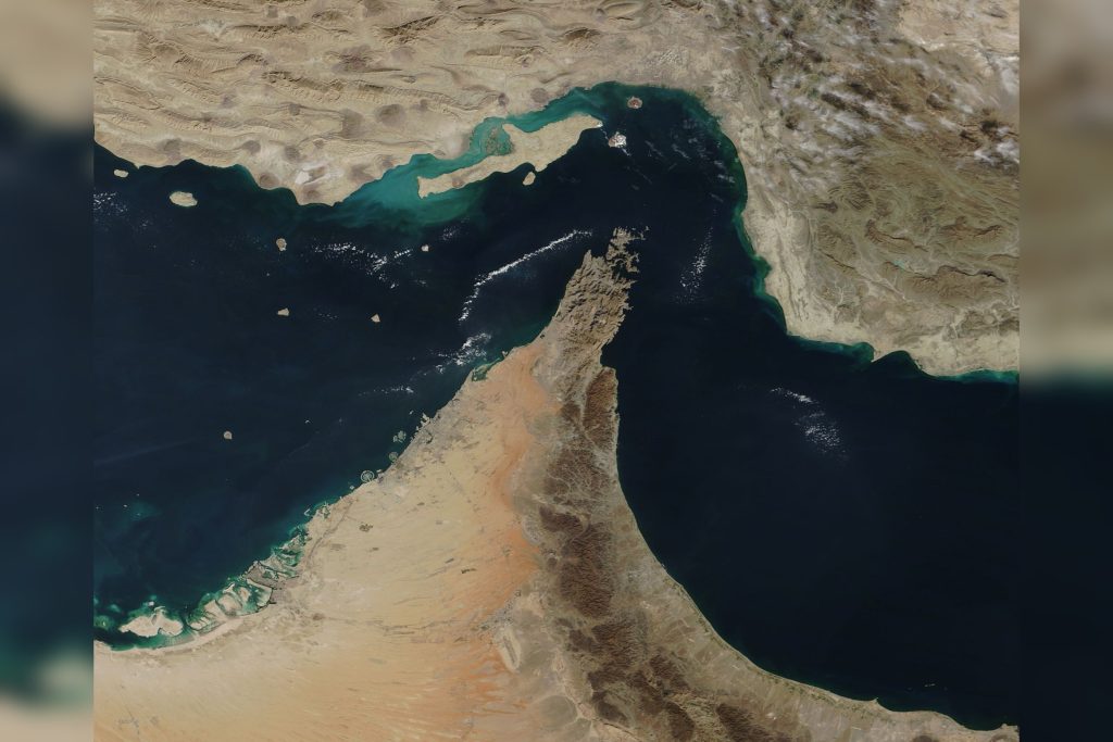 Strait Of Hormuz Tankers Shipping Lane Daytime Cargo Sh