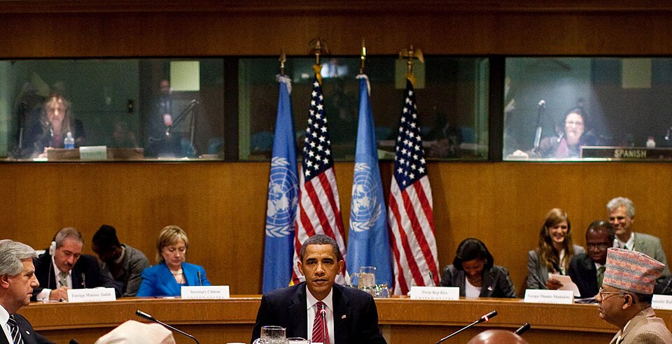Un Headquarters New York Delegates Lobby Stalled Escala